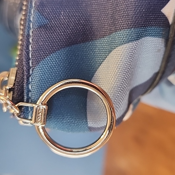 Coach Poppy Signature Blue Denim Zip Top Tote - Picture 16 of 16